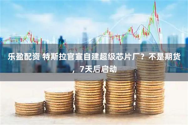 乐盈配资 特斯拉官宣自建超级芯片厂？不是期货，7天后启动