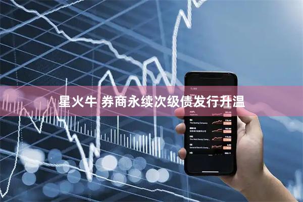 星火牛 券商永续次级债发行升温