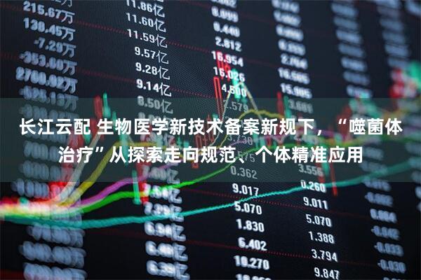 长江云配 生物医学新技术备案新规下，“噬菌体治疗”从探索走向规范、个体精准应用