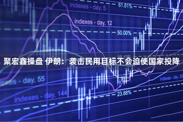 聚宏鑫操盘 伊朗：袭击民用目标不会迫使国家投降