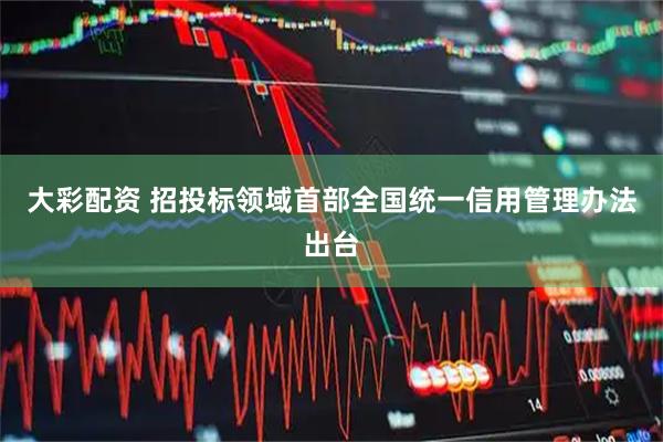 大彩配资 招投标领域首部全国统一信用管理办法出台